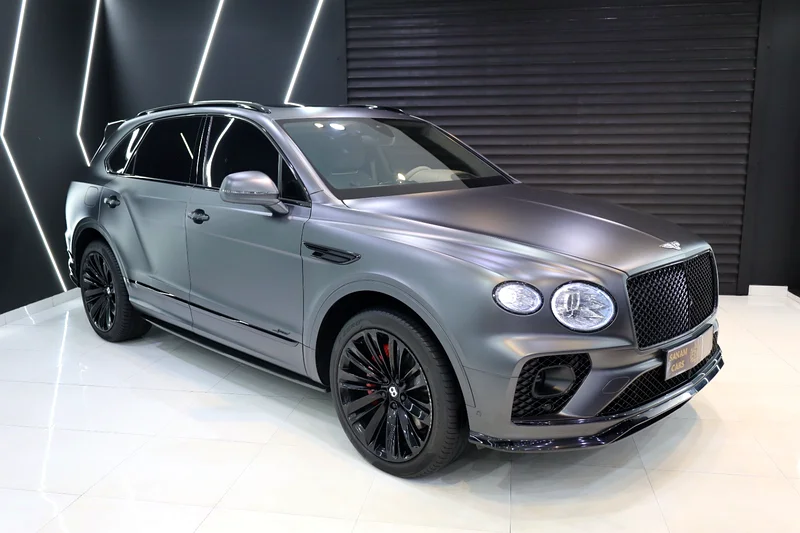 2022 Bentayga Speed W12, Original Satin Grey Exterior, Carbon Interior, Akrapovic Exhaust, GCC Specs63613464999426113