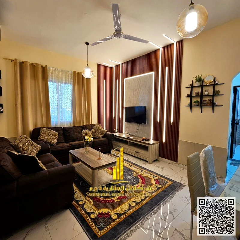 🏡 الشقة الفاخرة المفروشة بالكامل من غرفة نوم واحدة على مستوى الفي آي بي في الجرف 2، بجانب D2D ✨ ✨ شقة أنيقة ومفروشة بالكامل من الفئة المميزة في موقع متميز63837165925123110