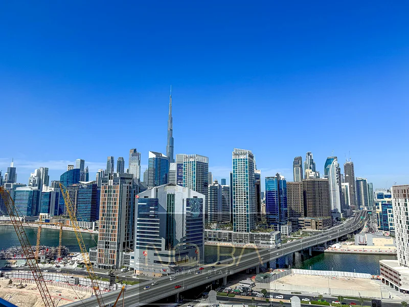 Burj & Canal View | Spacious | High Floor63791677478914110