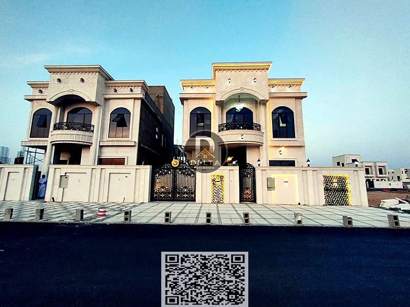 🏡 فيلا للبيع بغرف نوم 6 في الحيلو - عجمان | تشطيب كلاسيكي فاخر، وبسعر خاص جدًا يتضمن رسوم التسجيل! 🔑✨63904146281602110
