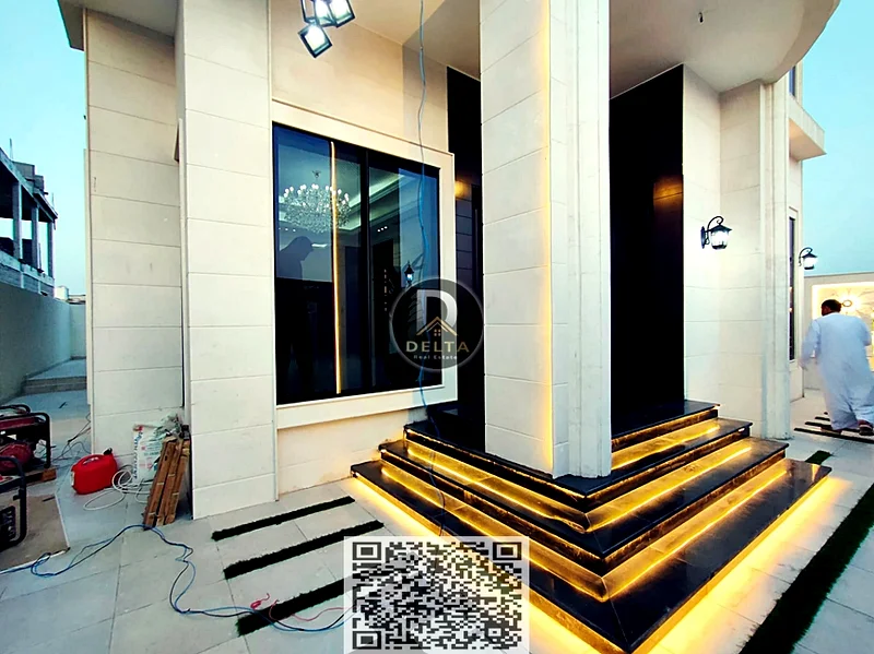🏡 فيلا للبيع بغرف نوم 6 في الحيلو - عجمان | تشطيب كلاسيكي فاخر، وبسعر خاص جدًا يتضمن رسوم التسجيل! 🔑✨63904146281602112