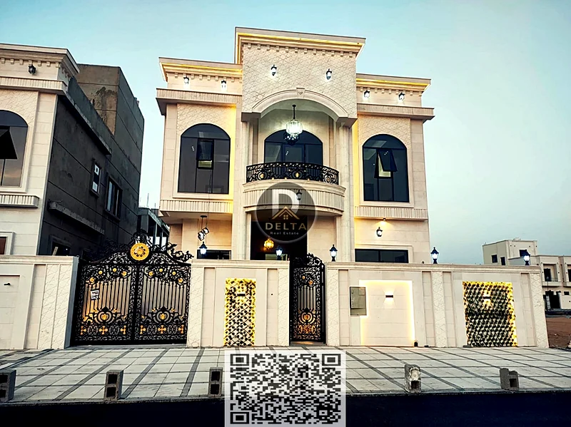 🏡 فيلا للبيع بغرف نوم 6 في الحيلو - عجمان | تشطيب كلاسيكي فاخر، وبسعر خاص جدًا يتضمن رسوم التسجيل! 🔑✨63904146281602111