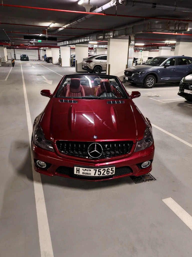 GCC Sl350 باللون الكرزي الأصلي الجميل63613462962947112