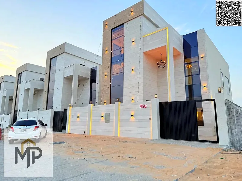 فيلا فاخرة بتصميم حديث في الهيليو، عجمان، 3 طوابق على شارع رئيسي مع مساحات واسعة بسعر ممتاز، تشمل التسجيل63903070649986111