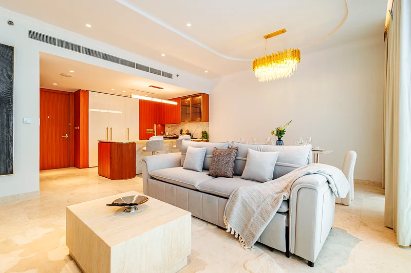 Luxury Palm Escape | Elegant 2BR | Private Beach63831912674307113