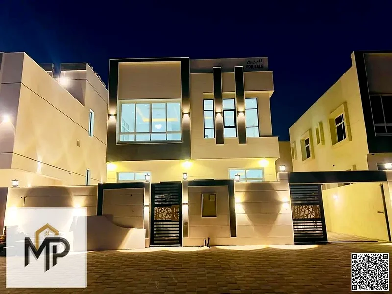 For sale, a distinctive villa in Al Helio, Ajman. Registration fees included. Now's your chance to own a luxurious villa with a modern design and high63903396149891111