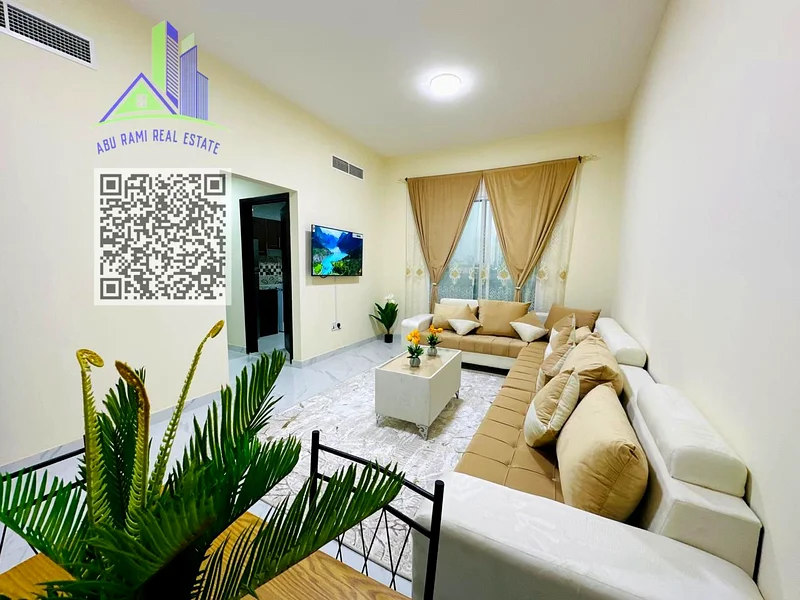 1BHK Apartment with Living Room  Fully Furnished  Monthly Rent in Al Rashidiya 3 Ajman Bills Included Family Friendly63838333328385110