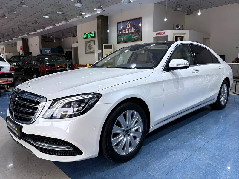MERCEDES-BENZ S560 2018 MODEL WHITE63613134358147112