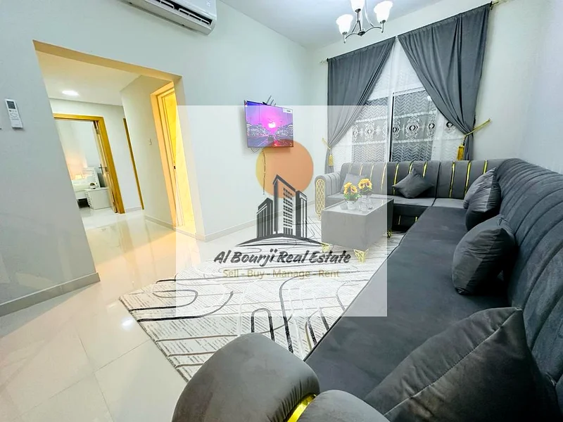 شقة مفروشة من غرفتي نوم للإيجار الشهري – موقع متميز في كورنيش عجمان63715573714561110