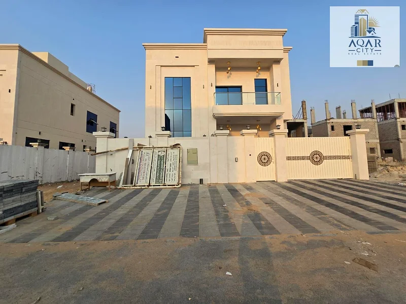 For Sale – Luxury Villa in Al Helio 2 – Ajman | Two Floors + Rooftop | 6 Master Bedrooms | 2 Living Rooms | Majlis | Spacious Build | Prime Locatio63903397237762111