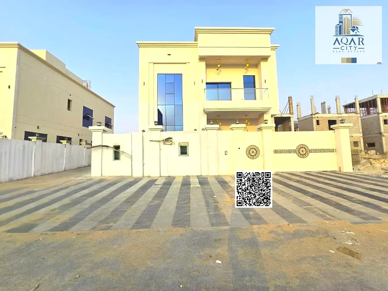 For Sale – Luxury Villa in Al Helio 2 – Ajman | Two Floors + Rooftop | 6 Master Bedrooms | 2 Living Rooms | Majlis | Spacious Build | Prime Locatio63903397237762110