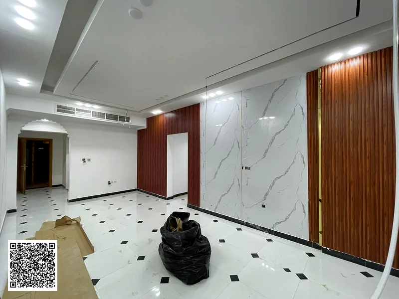 2BR apartment with hall for annual rent, 2 baths, central AC, elegant finish, prime location near all services, easy access to Dubai & Sharjah.63718756665731113