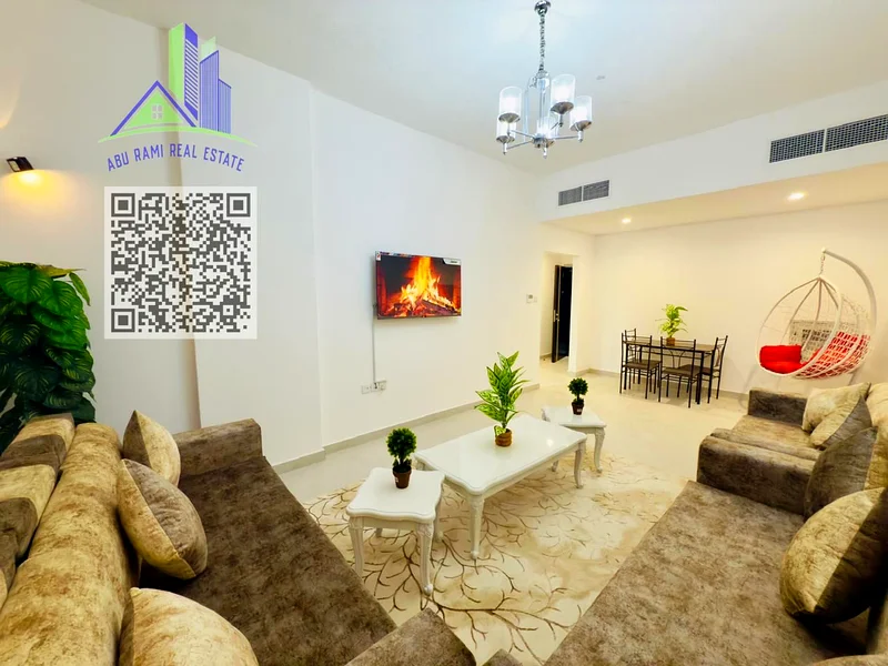 شقة من غرفة نوم واحدة جديدة بالكامل بأثاث جديد في كورنيش عجمان63838457263234112