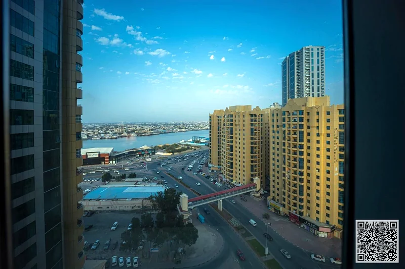 🌟 استوديو فاخر من الفئة الممتازة في برج هورايزون - الرشيديّة 1 - أول مستأجر 🌟 ✨ عِش الأناقة في هذا الاستوديو الجديد بالكامل والمفروش بالكامل من الفئة الممتازة، يقع63836872857474110