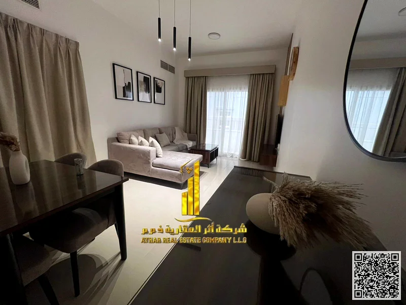 شقة فاخرة مفروشة من غرفة نوم واحدة بتصميم في أي بي في الجرف 2 – مقابل مدرسة الأقصى ✨ ✨ شقة أنيقة مفروشة بالكامل من الفئة الفاخرة في موقع متميز مقابل مدرسة الأقصى63837165891969113