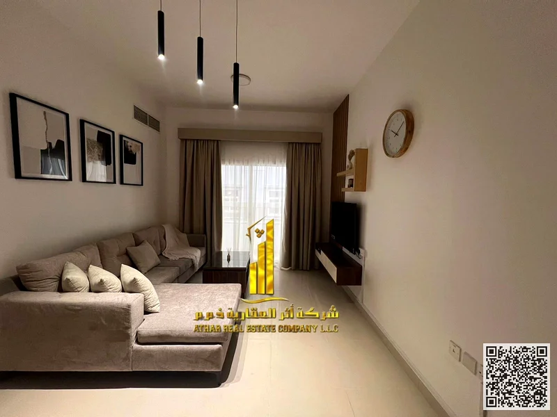 شقة فاخرة مفروشة من غرفة نوم واحدة بتصميم في أي بي في الجرف 2 – مقابل مدرسة الأقصى ✨ ✨ شقة أنيقة مفروشة بالكامل من الفئة الفاخرة في موقع متميز مقابل مدرسة الأقصى63837165891969114