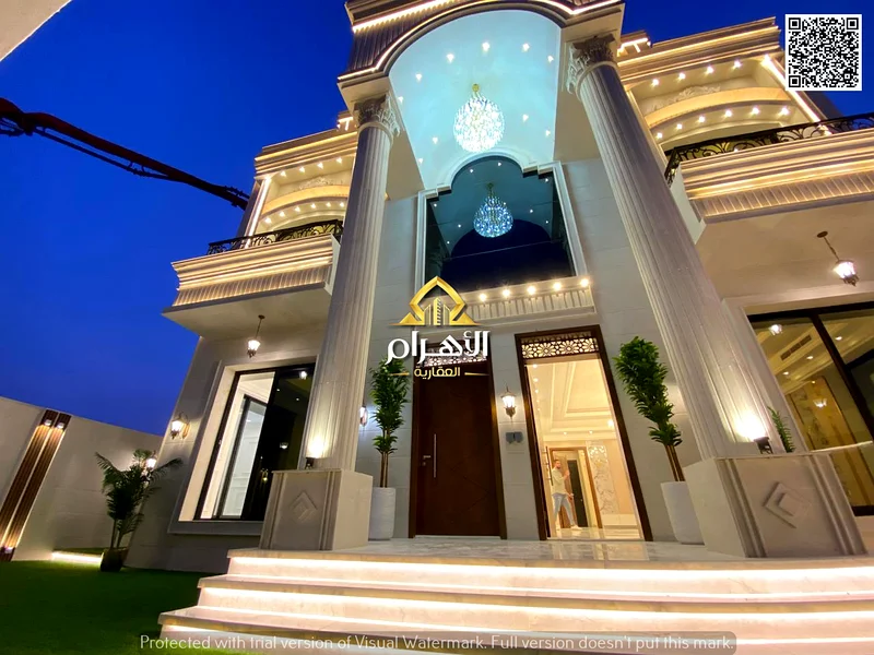 للبيع، فيلا تشمل ملكية ورسوم تسجيل، خمس غرف نوم رئيسية، صالة رئيسية، قاعة، ومطبخ رئيسي، مقابل السير63903070696322114