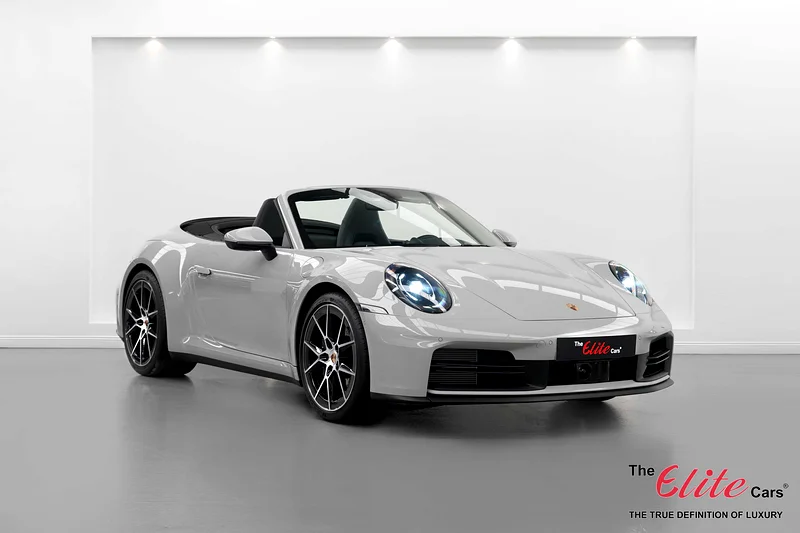 2025 PORSCHE 911 CARRERA CABRIOLET / GCC / LOW MILEAGE  / SOFT TOP CONVERTIBLE / DEALER WARRANTY63612076478083110