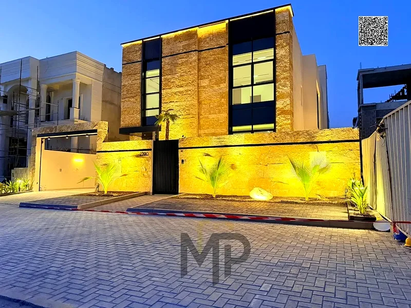 Very luxurious villa with a full stone facade and a very luxurious interior with luxury hotel finishes and large spaces inside.63877279983491111