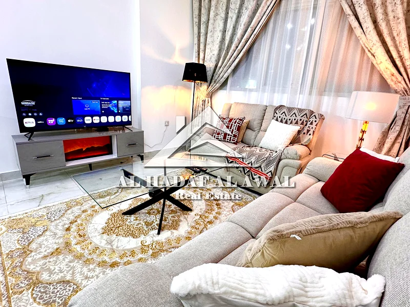 For monthly rent: One bedroom and a hall in Al Qasba with free internet63827763087617110