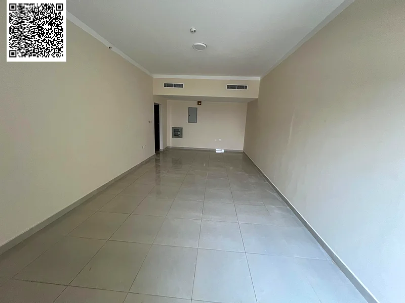 Largest & finest 3BHK apartment for annual rent in Al Jurf 2 Ajman, 1 master, 3 baths, spacious hall with balcony, maid room, open view.63714836659713113