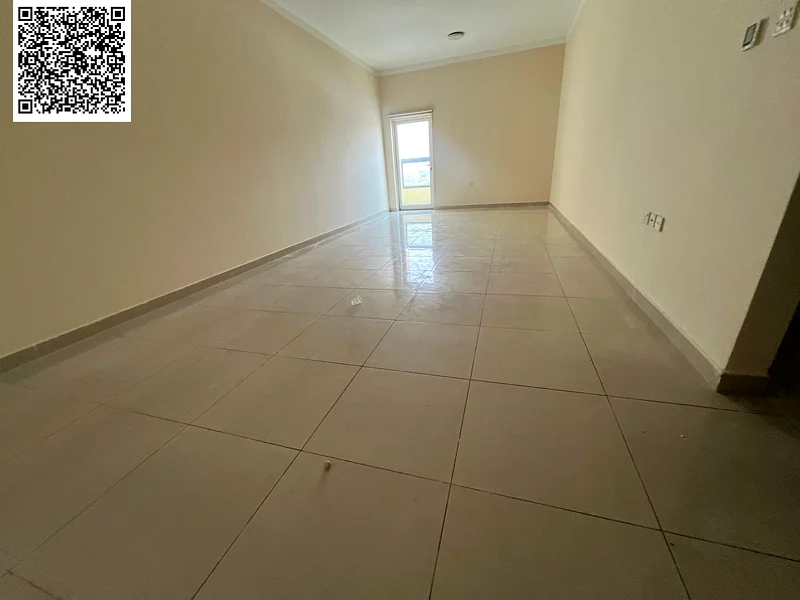 Largest & finest 3BHK apartment for annual rent in Al Jurf 2 Ajman, 1 master, 3 baths, spacious hall with balcony, maid room, open view.63714836659713111