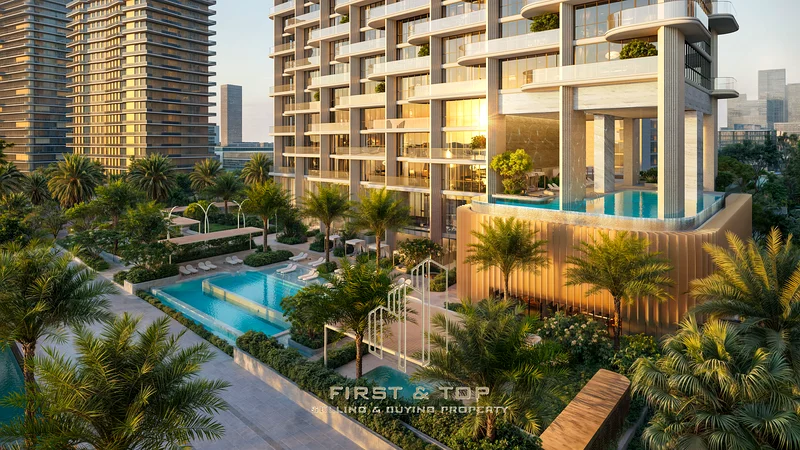 Waterfront Living | Premium luxury 2BHK + Mid | full skyline & Canal view63918087886723113