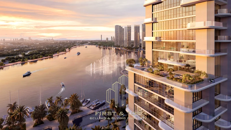 Waterfront Living | Premium luxury 2BHK + Mid | full skyline & Canal view63918087886723110