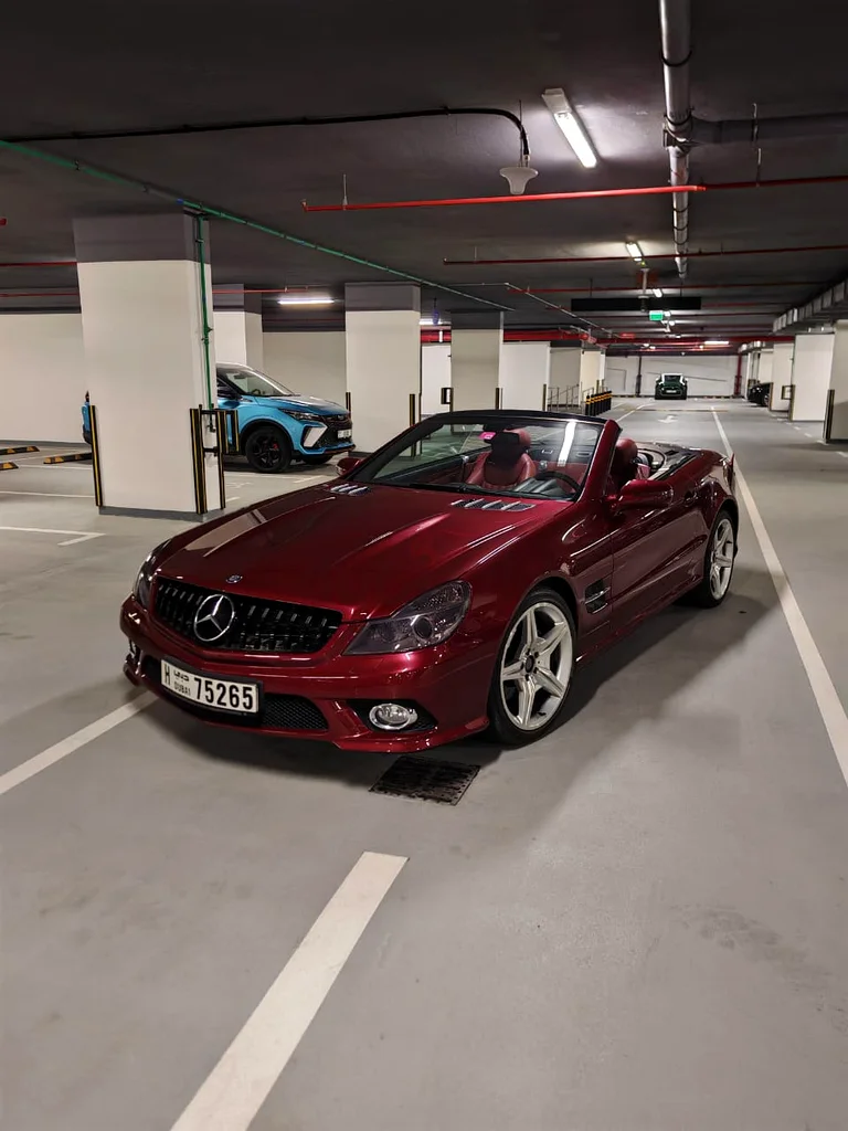 GCC Sl350 باللون الكرزي الأصلي الجميل63613462962947111