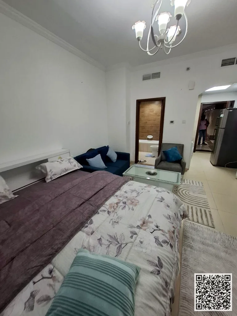 🏡 Top-Class! Brand-New Fully Furnished Studio for Monthly Rent in Al Yasmeen Towers – Al Jurf 2 ✨  🔹 Spacious studio with elegant brand-new furni63837165869315114
