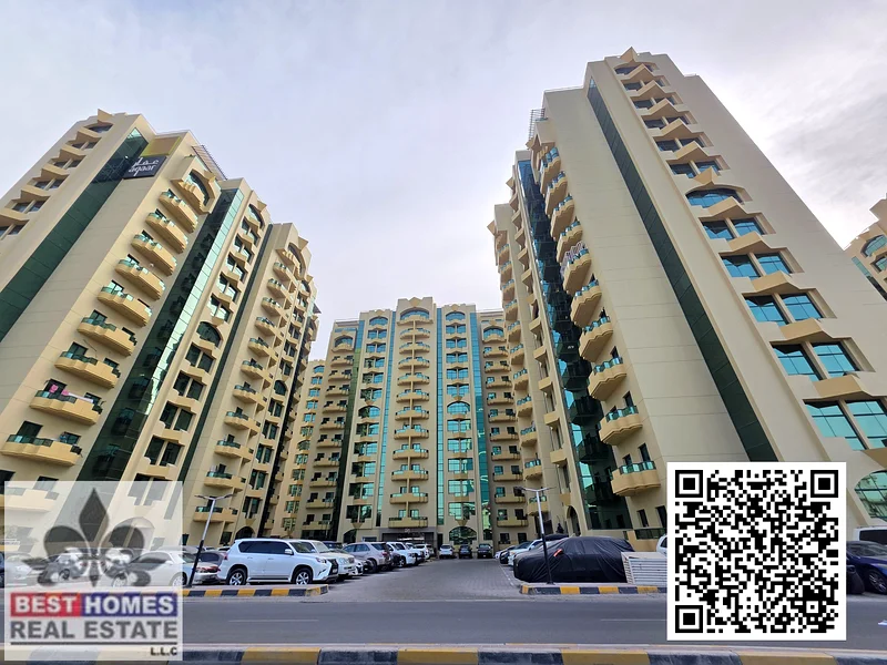 شقة بغرفة نوم واحدة للإيجار | أبراج الرشيدية، عجمان63718950970114114