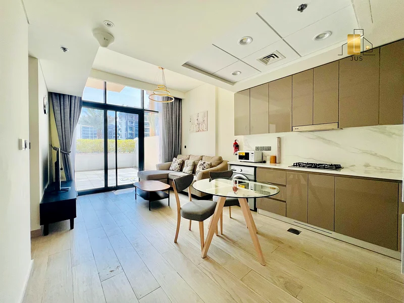 Pool Amenities View | Sunlight Facing | Big Terrace | Brand New Spacious 1BHK | Best Deal Just for AED 85,00063803638969090114