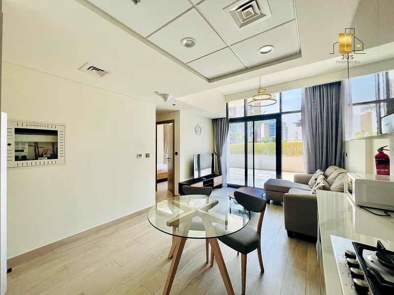 Pool Amenities View | Sunlight Facing | Big Terrace | Brand New Spacious 1BHK | Best Deal Just for AED 85,00063803638969090110