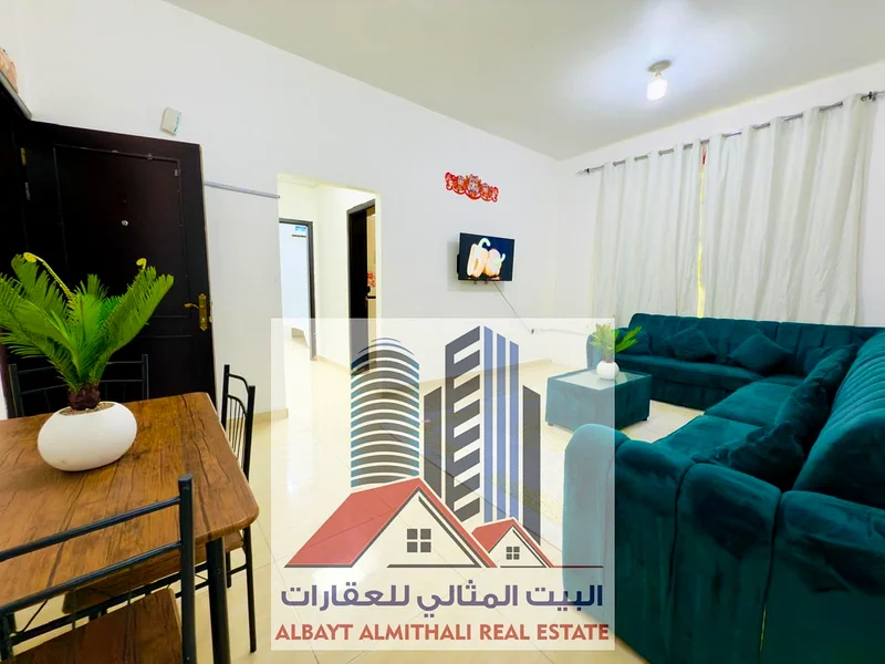 للإيجار – شقة واسعة من غرفتي نوم في عجمان، المويهات 263715769880065111