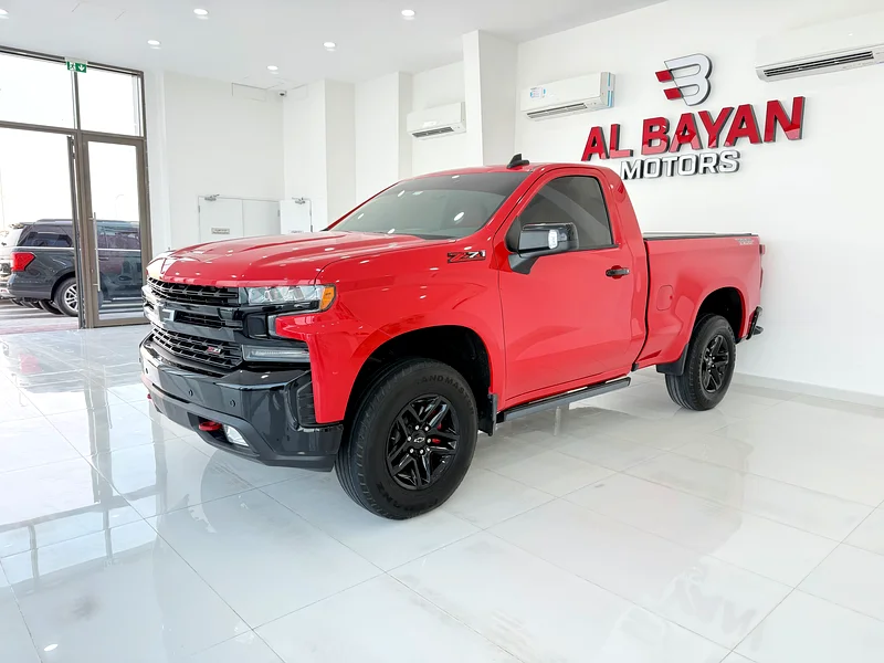 شيفروليه سيلفرادو Chevrolet Silverado فل ابشن تبريد و تسخين كراسي احمر  داخل احمر خليجي 201963612066796801111