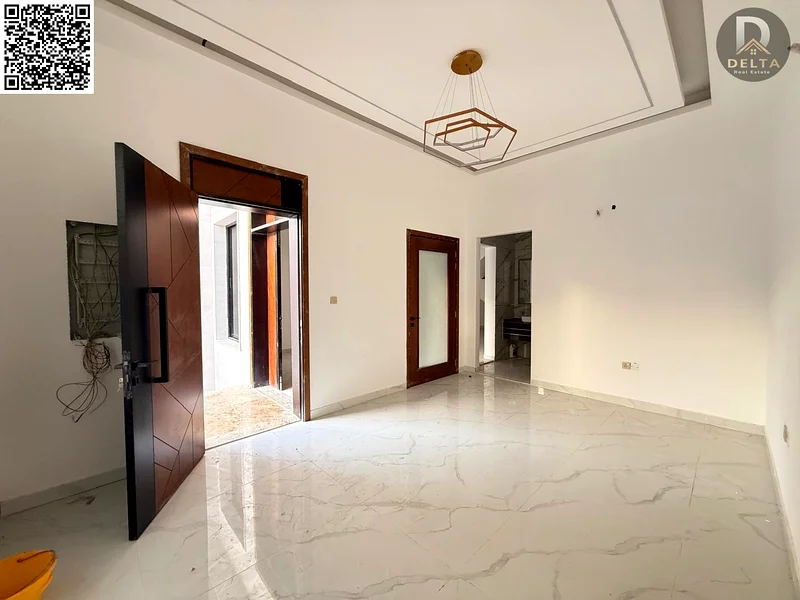 🏡 For Sale - Luxury two-story villa + roof + spacious courtyard in Ajman 📍 A very prime location - near Sheikh Mohammed bin Zayed Road 💼 Freehold f63904245615617114