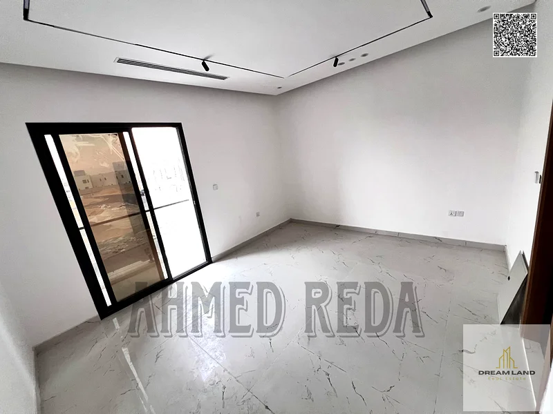 For sale - a luxury villa with a swimming pool in a prime location in Ajman, high-end finishing, modern design, including registration and swimming63904698204289114