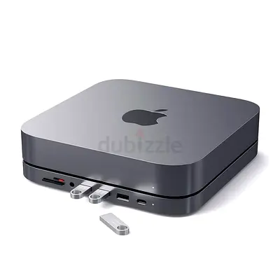Satechi USB-C Hub - Type-C Aluminum Stand  Hub - USB-C Data Port, Micro/SD Card Readers