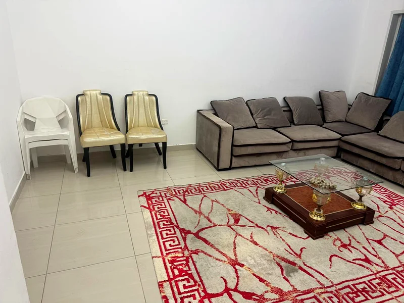 For rent, a room and a hall in Al Taawun, excellent furniture63827763411073111