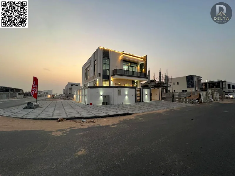 🏡 Luxurious villa for sale in Ajman - Al Helio 2 | Corner | Prime location next to Azha Complex 📍 Strategic location close to Sheikh Mohammed bin Za63905218386177111