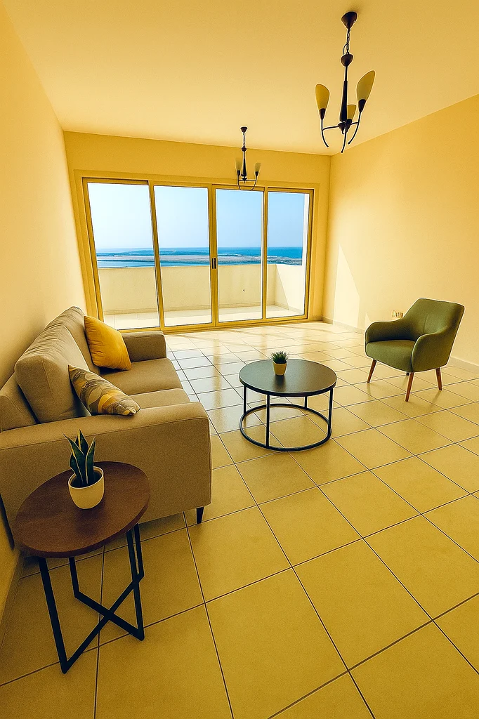 Sea-View 1-Bedroom Apartment on Upper Floor with Shared Pool Access 🌊🏊‍♂️63813947643521111