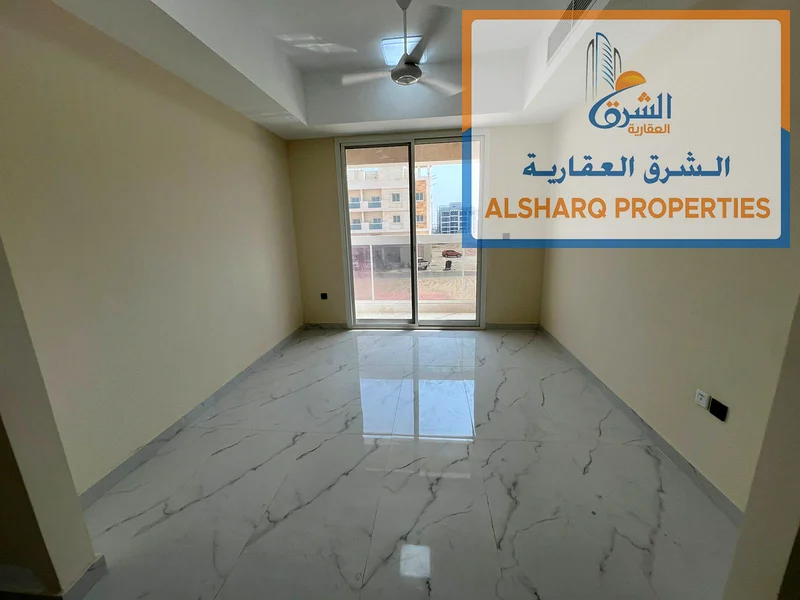 Two bedroom apartment, first tenant in Al Jurf 3, Ajman, new building for families only, excellent finishes, bright kitchen, spacious and fully lit ap63810438858882110