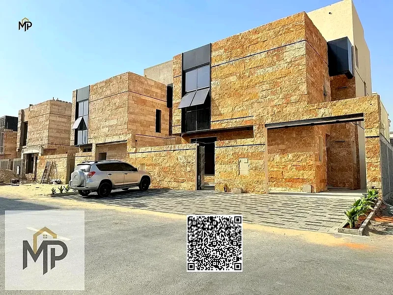 Villa for sale - two floors and a large courtyard - close to Sheikh Mohammed bin Zayed Road - freehold for all nationalities for life63882550816385110