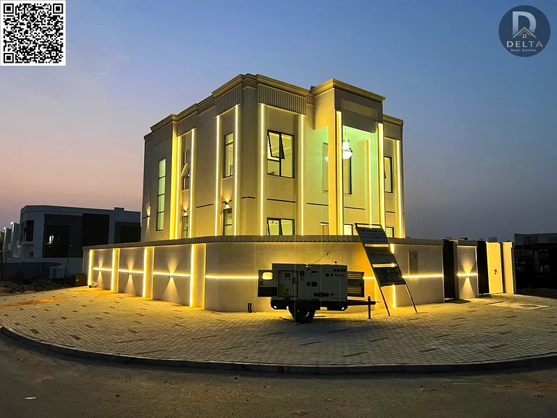 🏡 Classic all-stone villa for sale - corner 📍 Ajman - Al Helio 2 | Strategic and distinguished location63905218369155111