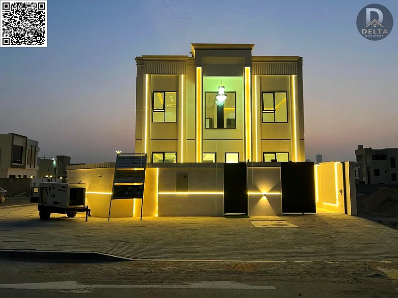 🏡 Classic all-stone villa for sale - corner 📍 Ajman - Al Helio 2 | Strategic and distinguished location63905218369155110