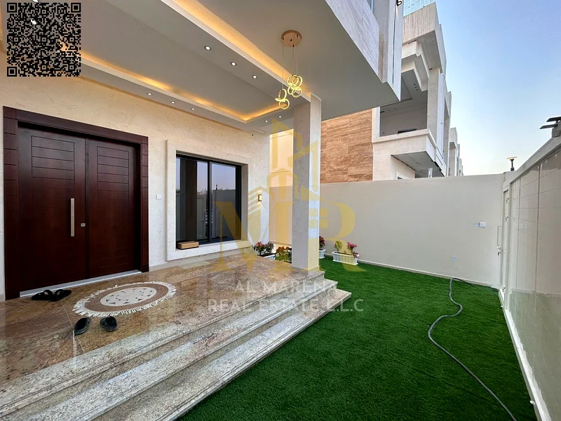 Turnkey villa with all-inclusive price, including furniture, on the main street, ready to move in, in the most upscale areas of Ajman, freehold for al63904697864706113