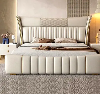 Luxurious Modern Bed with Elegant Design