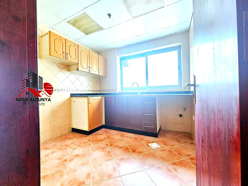 ( MONTHLY PAYMENTS )12 CHEQUES - SPACIOUS 1BHK WITH BALCONY RENT 47K - FAMILY BUILDING - OPEN VIEW - CAR PARKING FREE- CLOSE TO NMC HOSPITAL63757270914435112