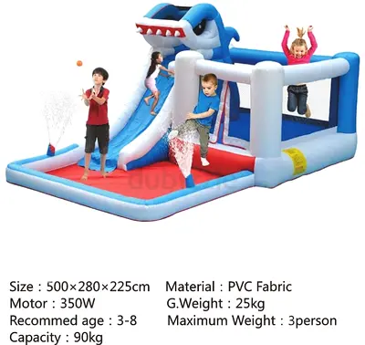 Exciting Inflatable Water Slide and Play Center for Kids, air item