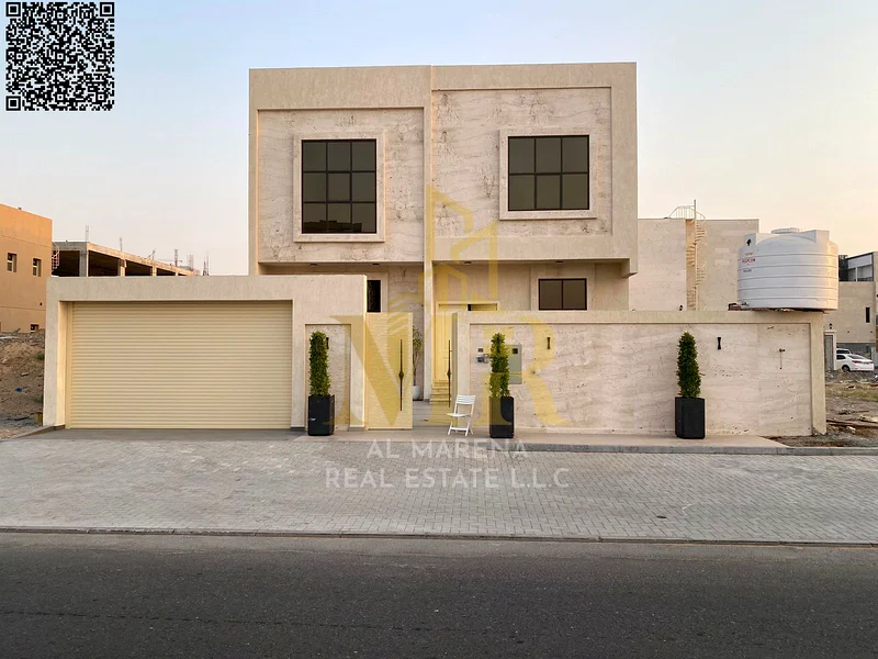 Turnkey villa with all-inclusive price on the main street, ready for occupancy in the most upscale areas, freehold for all nationalities in Ajman, wit63872558319619110